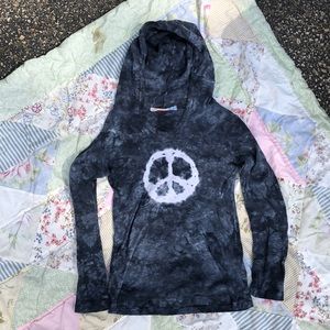Vintage Havana girls tie dye hoodie